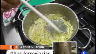 Receta de Bacalao con puerros y pinones ED [upl. by Liederman]