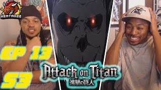 Attack On Titan Reaction  Season 3 Episode 13  Its Goin Down [upl. by Hanfurd]