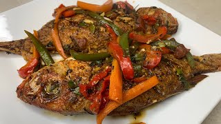 How To Make Jamaican Brown Stew Fish [upl. by Irvine]