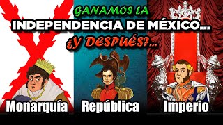 Los Proyectos Políticos después de la independencia de México  Bully Magnets  Historia Documental [upl. by Aerdnaz]