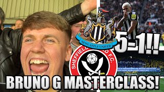 BRUNO G MASTERCLASS NEWCASTLE VS SHEFFIELD UNITED VLOG 51 [upl. by Cassaundra]