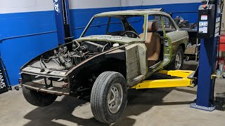 Making Space MGB GT V6 [upl. by Gavra]