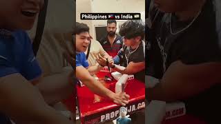 Josh Nicholas vs Aryan Kandari  Sparring  Pro Panja League 😱 shorts youtubeshorts armwrestler [upl. by Notxed]