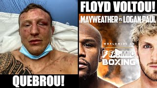 HERMANSSON QUEBROU 2 OSSOS  FLOYD MAYWEATHER VS YOUTUBER  DEMISSÕES EM MASSA NO UFC [upl. by Rolo]