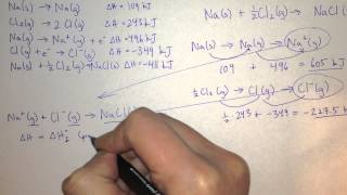 Easiest Way to Calculate Lattice Energy  Three Examples [upl. by Anelyak775]