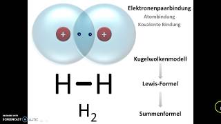 2 Die Elektronenpaarbindung Molekülbindung [upl. by Charters]