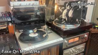 LP  Take On Me  AHa  Sony TA1150D  Pioneer XL1650  Wharfedale EVO 10 Signature [upl. by Adiarf]