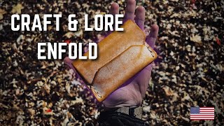 Craft amp Lore Leather  Enfold Card Wallet Review [upl. by Sagerman]