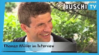 Thomas Müller im exklusiven Interview  BuschiTV [upl. by Poppo796]