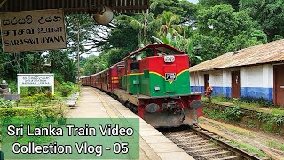 Sri Lanka Train Video Collection Vlog  05 [upl. by Kreis]