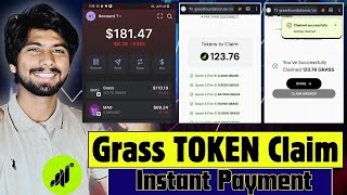 Grass Token Claim Today  how to claim grass airdrop grass token airdrop [upl. by Eenor]