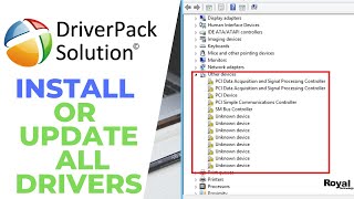 How to use Driverpack Solution Online  How to install drivers in Windows PC [upl. by Libbi153]