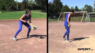 How to Field a Grounder in Softball [upl. by Horten]