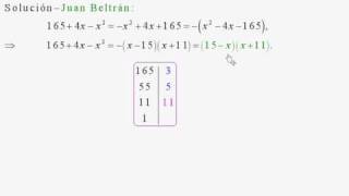 Descomposición en factores de expresiones algebraicas Baldor 106121 a 123 [upl. by Matlick]