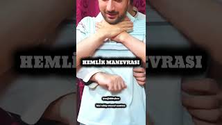 HEMLİK MANEVRASI I MUTLAKA ÖĞRENMELİSİN hayatkurtar [upl. by Enelkcaj779]