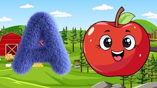 A Apple Song  Inspired By ABC song Gracies Corner  Nursery Rhymes  Kids Songs [upl. by Wesa]