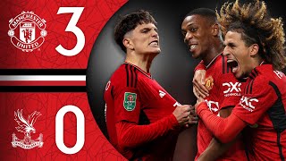 VICTORY IN THE CUP 🔥  Man Utd 30 Crystal Palace  Highlights [upl. by Nerte740]