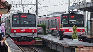 4K Stasiun Cilebut Kompilasi KRL Commuter Line  JR 205 Rheostatik VVVF [upl. by Asaert]