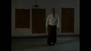 Korindo Aikido  Narita Shinjuro teaching Hyakuhachijūdo tentai 百八十度転体 [upl. by Nosna454]