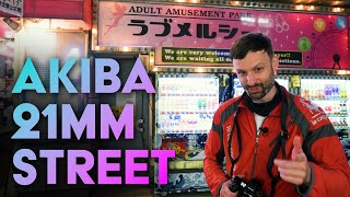 21mm Street Photography in Akihabara [upl. by Rella]