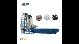 Expandable Polystyrene Beads Granule Foaming Batch EPS Preexpander Machine [upl. by Meesak]