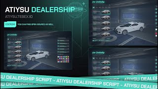 Aty Scripts  Dealership Vehicle Shop [upl. by Grishilda416]