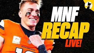 LIVE MNF Recap BrownsBroncos [upl. by Carolyne779]