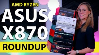 New ASUS X870 Motherboard Lineup  AMD Ryzen X3D Ready [upl. by Perkoff]