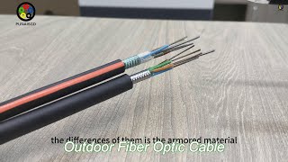 gyta outdoor fiber optical cable 12 24 cores armored duct cable [upl. by Airtap]