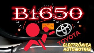 B1650 TOYOTA RAV4 AIRBAG [upl. by Kcirrag]