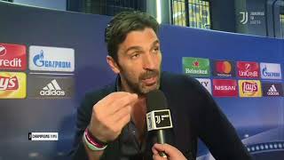 Le lacrime di Buffon dopo Real MadridJuventus 13 quotL arbitro non è un essere umanoquot [upl. by Elery]