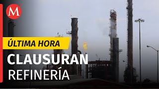 quotClausuranquot refinería de Pemex en Cadereyta Nuevo León [upl. by Ploss]