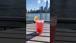 Raspberry cosmopolitan recipe with NYC skyline Scenic cooking with Parth shorts [upl. by Marsiella]