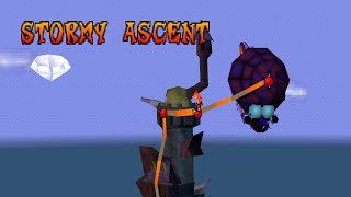 Crash Bandicoot PS1 Mod  Stormy Ascent on Map [upl. by Roobbie927]