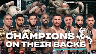 Every Takedown Landed on Each UFC Champ [upl. by Dewhurst]