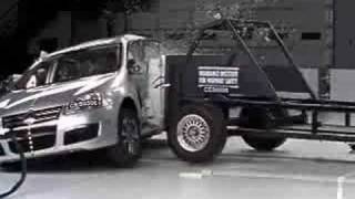 Crash Test 2005  2008 Volkswagen Jetta  Rabbit  Golf Side Impact IIHS [upl. by Ricarda837]