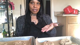 MY FIRST TIME MAKING VEGAN SNICKERDOODLES [upl. by Nosro]