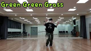 GREEN GREEN GRASS LINE DANCE [upl. by Ibbed]