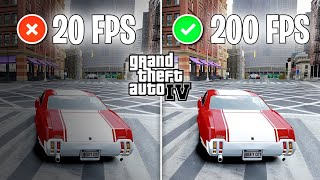 GTA 4 Lag Fix 1GB RAM  FPS Drop amp Lag Fix in Low End PC [upl. by Anaz]