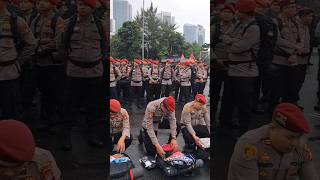 PASUKAN BARET MERAH TAPI BUKAN TNI reserse polisi polri shortvideo [upl. by Marya782]