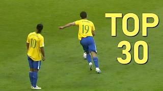 Juninho Pernambucano Top 30 Crazy Goals [upl. by Omor996]