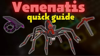 Venenatis Quick Safespot Guide  OSRS [upl. by Nwahsuq]