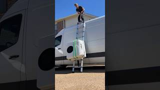 Installing a 12v air conditioner onto a sprinter vanlifer [upl. by Nnyleak516]