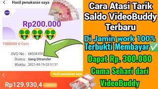 Cara Tarik Saldo Videobuddy Terbaru 2021  Aplikasi Penghasil Uang tercepat membayar Videobuddy baru [upl. by Anaej433]