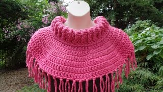 Crochet Chunky Cow Neck Cowl TUTORIAL 269 Bagoday Crochet [upl. by Revkah811]