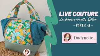 13 Live couture trousse Ebben  pack additionnel  Les languettes la fermeture fond de trousse [upl. by Halden]