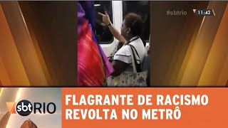 Flagrante de racismo no Metrô causa revolta [upl. by Gavin]