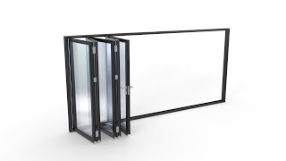 Aluminium BiFolding Doors  Up to 6 meters wide  Strømmen Group [upl. by Neyut]