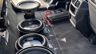 Honda Ridgeline 2023 RTLE Subwoofer install part 1 New video must watch 🔊 very informative [upl. by Ellennaj]