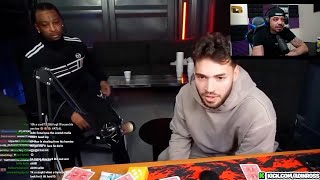 DJ Ghost Reacts To 21 Savage And Adin Ross Card Game [upl. by Yeorgi674]